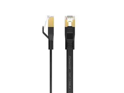 Elementz 10米 Cat.7 平面網路線 (黑色)  #EN-C7-10M