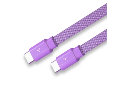 2theMax 牛魔王 FF210C 1米 Usb-C to Usb-C 3A 充電線 PD (60W) (紫色) #FF210C