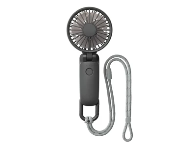 Rhythm Sily Wind Mobile 3.2 Portable手提 (勾掛式 雙扇葉) Cooling Fan Usb-C (Dark Gray) #DC9ZF040WR82