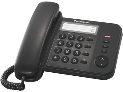 Panasonic KX-Ts520MX 有線電話 (黑色) #KX-Ts520MXb