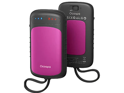 Ocoopa UT5 DuoHeat (TwinPack) 2x2500mAh 二合一充電暖手器 (玫瑰紅) #UT3057-Rs_bK