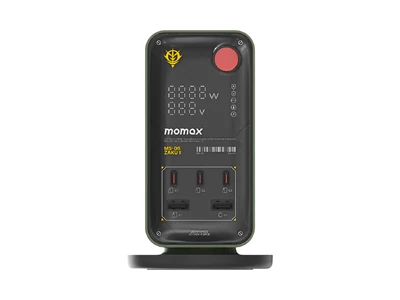 MOMAX 1-Charge Work-Flow 6 插座數位顯示電源座 (MS-06 渣古II) #US21UKGDG