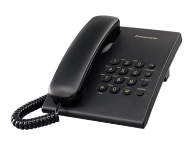 Panasonic KX-TS500MX Corded DECT Phone (Black)