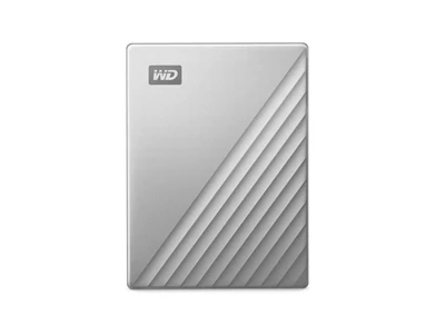 Western Digital MyPassport Ultra 4Tb (2.5") Ext.HDD - Usb3.2+Usb-C (Silver) #WDbFTM0040bsL