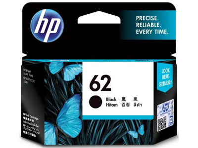 HP 62 Black Original Ink Cartridge #C2P04aa