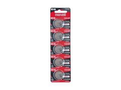 Maxell CR2025 3V Lithium Battery #4902580131265 (5P)