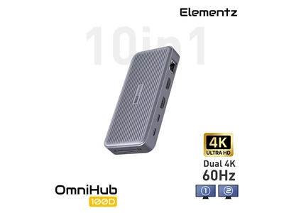 Elementz OmniHub 10in1 Usb-C Hub #MF-100D