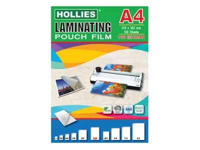 Hollies 100sheets/ 100micron Laminating Film A4 #HL_A4-100N