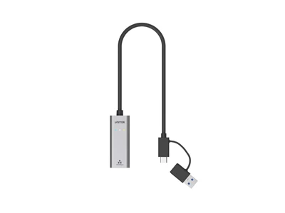 Unitek USB-C/A轉千兆位乙太網轉接器 #Y-3465A