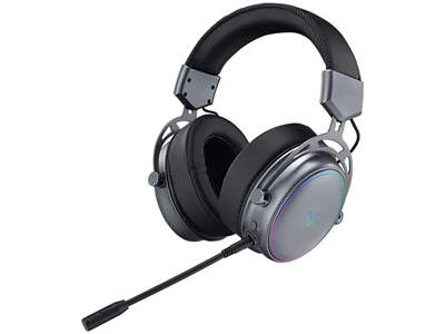 Rapoo VH800 RGB 燈效藍牙+2.4G無線電競耳機 #VH800-B