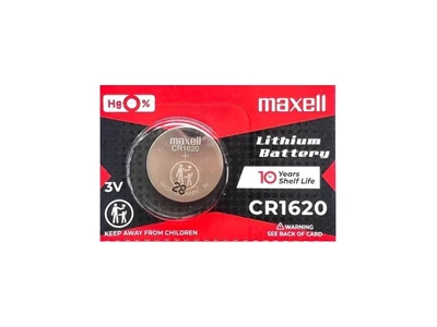 Maxell CR1620 鈕扣型鋰電池 (單粒包/5包1排) #4902580133627 (5P)