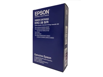 Epson ERC-38_B/R Black+Red Ribbon Cartridge #C43s015376
