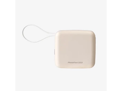 PhotoFast SSBmini Qi2 10000mAh 多功能固態行動電源 (沙金色) #Minissb10000ST (QR,CCC)