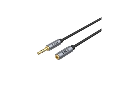 Unitek 1米 耳機 3.5mm AUX 立體聲音頻延長線 #Y-C932ABK