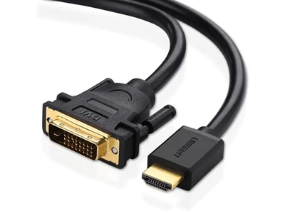 Ugreen HD106 6.6ft/2metre HDMI to DVI(24+1) Cable (Black) #10135