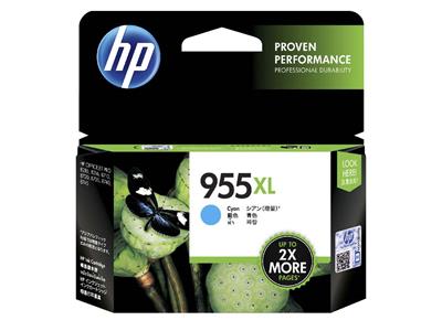 HP 955XL High Yield Cyan Ink Cartridge #L0s63AA
