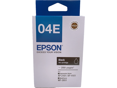 Epson 04E Black Ink Cartridge #C13T04E183