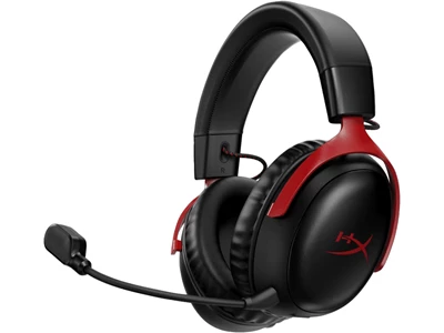 HyperX Cloud III DTSX Wireless Headset Usb 7.1 虛擬環繞音效 無線電競耳機 (Black Red) #77Z46AA