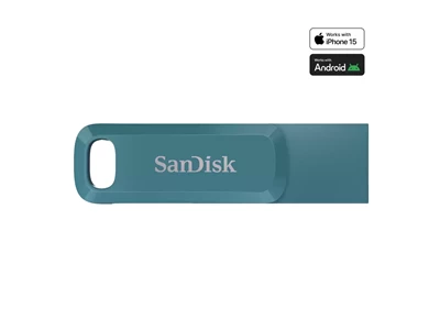 Sandisk Ultra-DualDrive_Go 128Gb Usb3.x Flash Drive w/Type-C (Blue) #SDDDC3-128G-G46NBB
