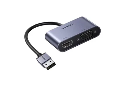 Ugreen CM449 Usb3.0 Usb-A to HDMI+VGA  Adapter #20518