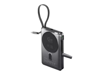 SuperV SSB10PRO PD3.0 30W 10000mAh 無線磁吸無線行動電源 (黑色) #SSB10-BK (QR,CCC)