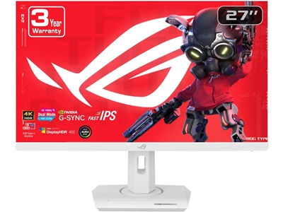 ASUS ROG Strix 4K XG27UCG-W 27" 雙模式電競顯示器 (白色)