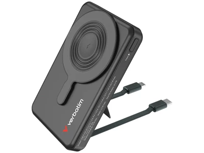 Verbatim Charge'n'Go 10000mAh Magnetic Power Bank w/Lightning+Usb-C+WatchCharger Black #32280 (CCC Cert.)