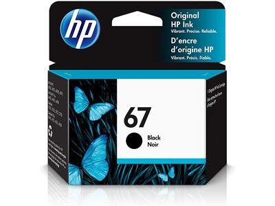 HP 67 黑色原廠墨盒 #3YM56AA