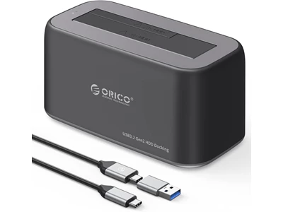 Orico 2.5/3.5吋 HDD/SSD 單盤位 Type-C 硬碟底座 #6819C3-V1