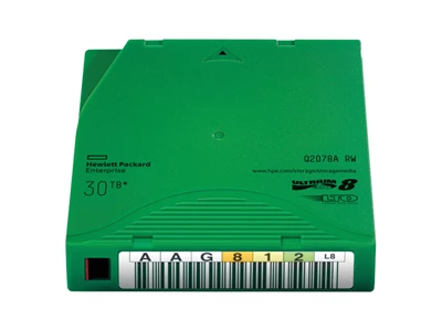 HPE LTO-8 Ultrium RW 30TB 資料磁帶盒 #Q2078A