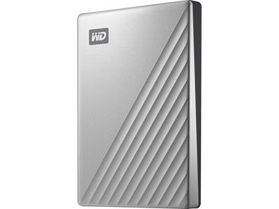 WD MyPassport Ultra for MAC 2TB Portable USB 3.0 Type-C Hard Drive (Silver)