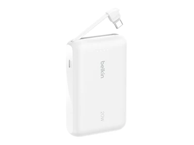 Belkin BoostCharge 10K 行動電源連充電線 (白色) #BPB021fqWH (CCC)