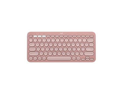 Logitech Pebble Keys 2 K380s 美式英文跨平台藍牙鍵盤 (玫瑰粉) #920-011755