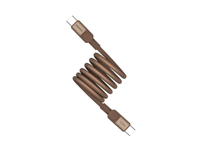 MOMAX Mag.Link 3ft/1metre Usb-C to Type-C Usb Cable Magnetic PD (100W) (Sandstone) #DC52L2