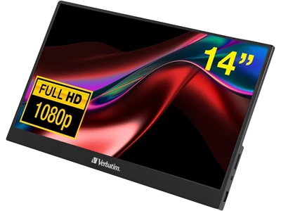 Verbatim PM-14 14吋 便攜式顯示器 1080P 全高清 @ 60Hz/HDMI/Type-C/USB-C #49590