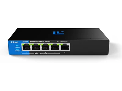 LinkSys (Metal) 5port Gigabit 網絡交換器 #LGS105P-AH