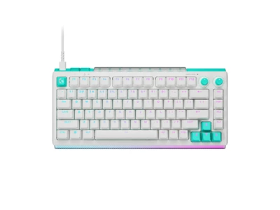 Logitech G G512 X 75 類比機械雙軸有線電競鍵盤 (線性軸 - 白色) #920-013963