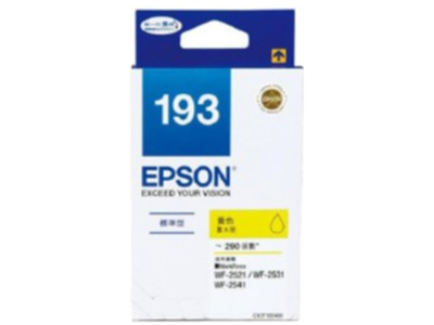 Epson 193 黃色原廠墨水盒 #C13T193483