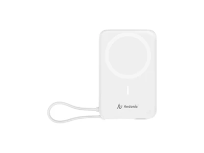 Hedonic 10000mAh 15W 無線磁吸行動電源配支架 (白色) #81062 (CCC. Cert)