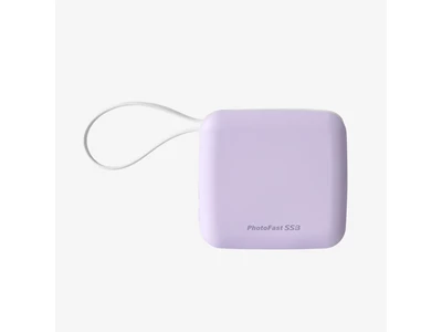 PhotoFast SSBmini Qi2 10000mAh 多功能固態行動電源 (紫色) #Minissb10000PU (QR,CCC)