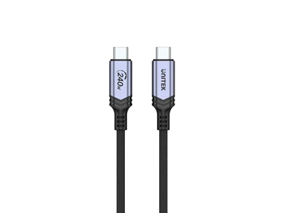Unitek 6.6ft/2metre Usb-C to Usb-C Cable PD (240W) #C14110gY-2M