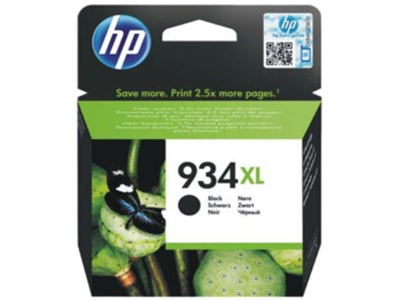 HP 934XL 黑色原廠墨盒 (高用量) #C2P23aa