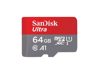 Sandisk Ultra A1 64Gb MicroSDXC UHS-I Memory Card #SDSQUAB-064G-GN6MN