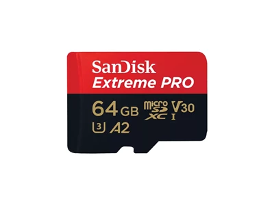 Sandisk Extreme Pro 64Gb MicroSDXC UHS-I Card #SDSQXCU-064G