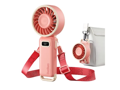 Diveblues Fanzy 可摺疊高速渦輪風扇 (粉紅色) #DCD6036-CP