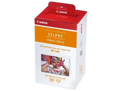 Canon RP-108 彩色墨盒及相紙套裝 #RP-108