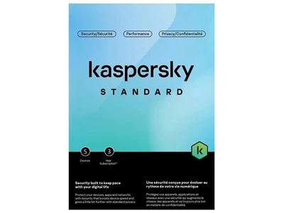 Kaspersky Standard 5用戶3年 (電子下載版) #4897019021982(E)