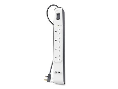 Belkin SurgePlus 4 Head Surge Protection Power Strip #bsV401sa2M