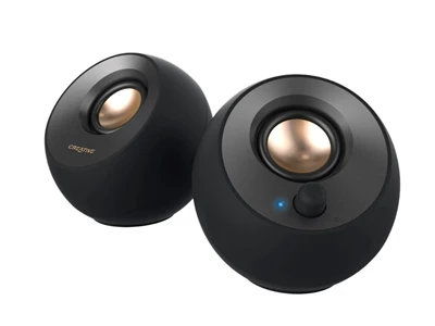 Creative Pebble V2  USB-C 桌上型喇叭 (黑色)