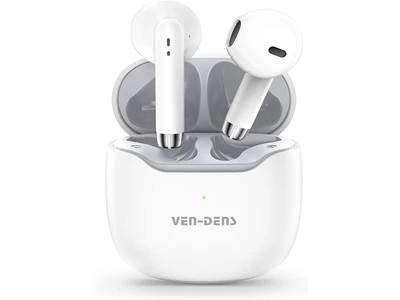 Ven-Dens 真無線立體聲藍牙5.4耳機 (白色) #VD-BT051-White
